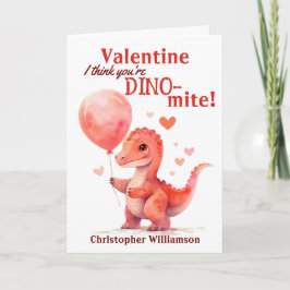 Kinder Valentinstag Du bist Dino-mite Dinosaurier Karte