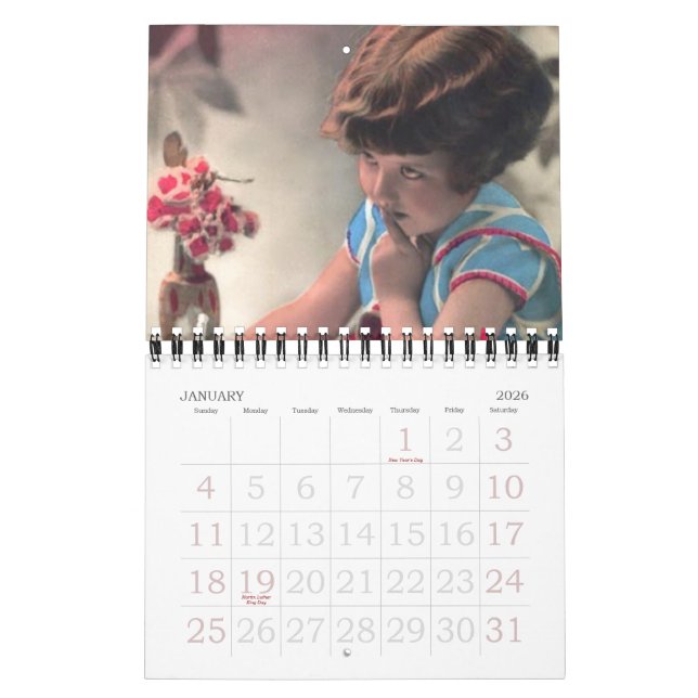 Kinder von der Vergangenheit August 2017 bis Juli Kalender (Jan 2026)