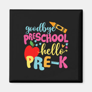 Kinder von der Vorschule zurück zur Schule Magnet