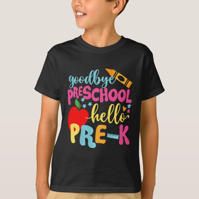 Kinder von der Vorschule zurück zur Schule T-Shirt (Vorderseite)