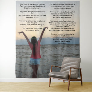 Kinder von Kahlil Gibran Wandteppich