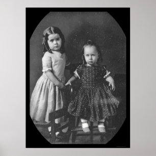 Kinder von William McAllister Daguerreotype 1849 Poster