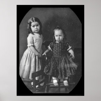 Kinder von William McAllister Daguerreotype 1849 Poster