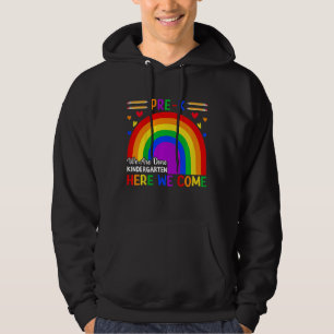 Kinder vor K Wir sind Kindergarten hier kommen wir Hoodie