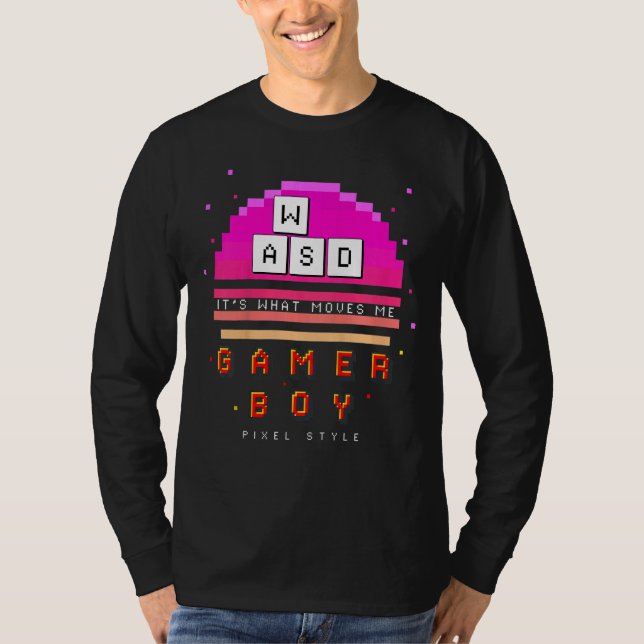 Kinder waren das, was mich Computer-Videospiele be T-Shirt (Vorderseite)