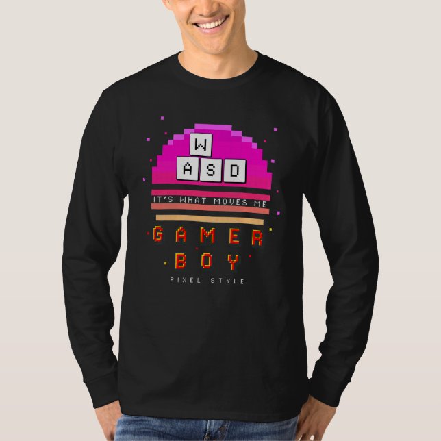 Kinder waren das, was mich Computer-Videospiele be T-Shirt (Vorderseite)