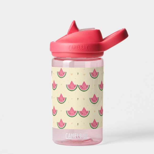Kinder Wasserflasche Rosa Wassermelonen Sommer Ber Trinkflasche (Links)