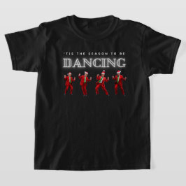 Kinder Weihnachten Trump tanzend T - Shirt
