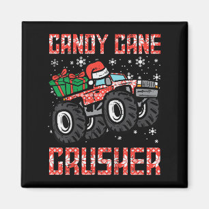 Kinder Weihnachts Candy Cane Crusher Xmas Monster  Magnet