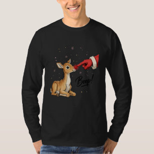 Kinder Weihnachts-Rentier Weihnachtsmann Urlaub Sp T-Shirt