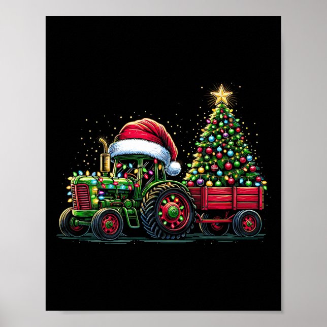 Kinder Weihnachtsmann Weihnachtsmann Poster (Vorne)
