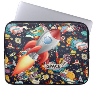 Kinder Weltraum Laptopschutzhülle