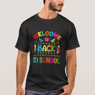 Kinder willkommen zurück zum Schüler der lustigen  T-Shirt