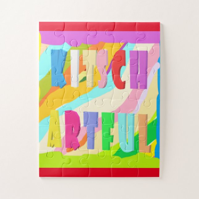 Kinder Wort Bildung Puzzle große helle kühnen Farb (Vertikal)