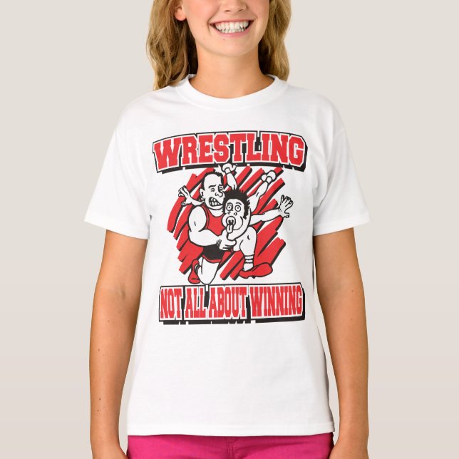 Kinder Wrestling T-Shirt (Vorderseite)