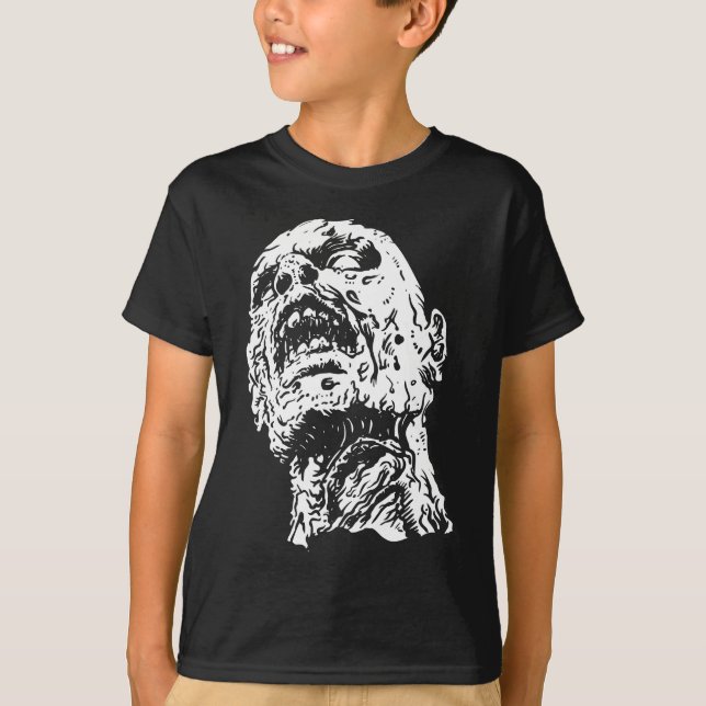 Kinder Zombie Horror Tshirt - Walking Dead (Vorderseite)