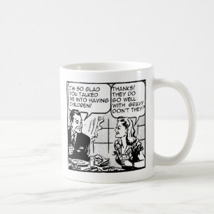 Kinder zu haben Lustiger Retro-Becher Humor Kaffeetasse