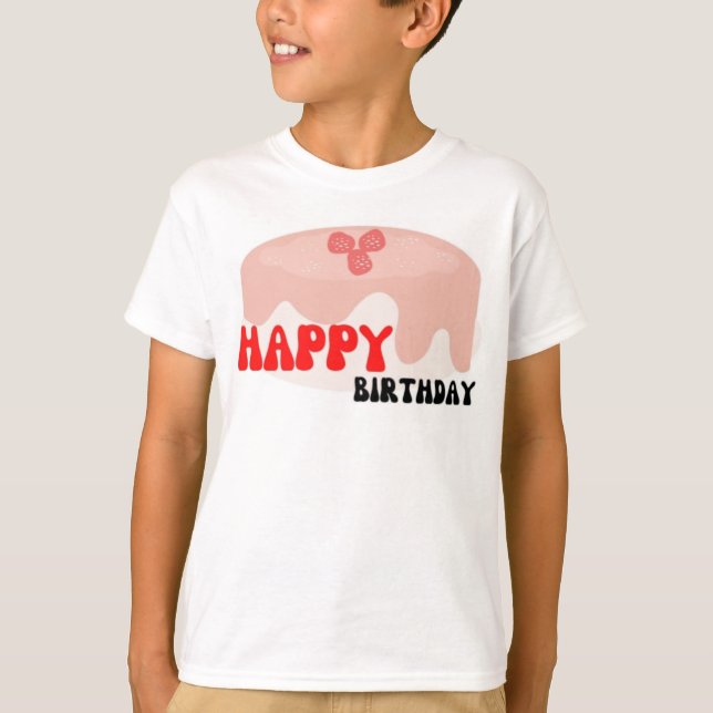 Kinder zum Geburtstag T - Shirt (Vorderseite)