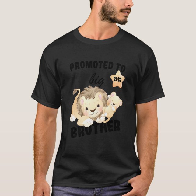 Kinder zum großen Bruder 2022 befördert Ankündigun T-Shirt (Vorderseite)