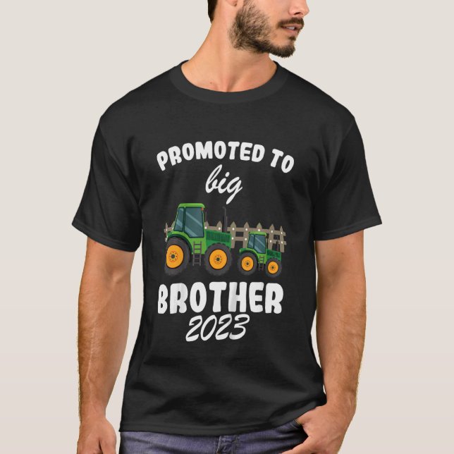 Kinder zum großen Bruder 2023 Schwangerschaftsabbr T-Shirt (Vorderseite)