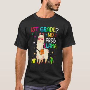 Kinder zurück in die Schule Kein Prob Llama Jungen T-Shirt