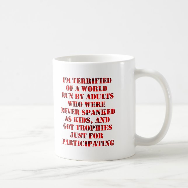 Kinderähnliche Erwachsene Funny Mug Kaffeetasse (Rechts)