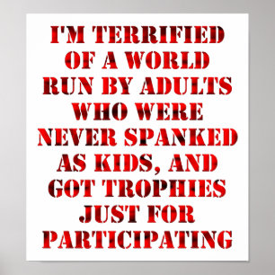 Kinderähnliche Erwachsene Witziges Poster