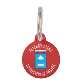 Kinderallergie-Alarm-Adrenalin innerhalb des Tiernamensmarke