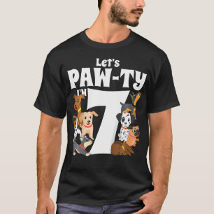 Kinderalter Welpenhund Geburtstag Pfeifenhunde Par T-Shirt