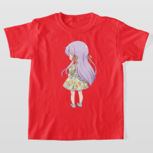Kinderanimation - Design von Anime-Cartoon T-Shirt