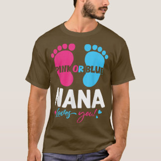 Kinderankündigung Großeltern Gender Reveal Pink T-Shirt