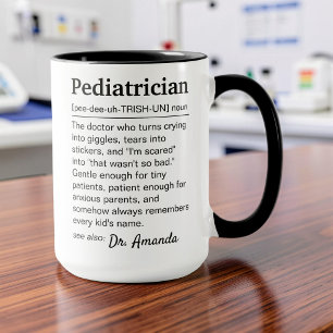 Kinderarzt Definition Persönliche Wertschätzung Tasse