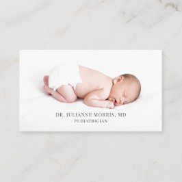 Kinderarzt Neugeborene Foto Business Card Visitenkarte