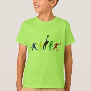 Kinderathletische Tennisspieler-T-Shirts und T-Shirt