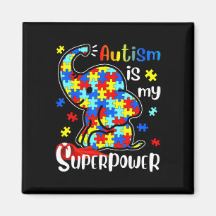 Kinderautismus ist meine Supermacht Niedlicher Ele Magnet