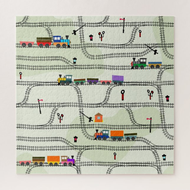 Kinderbahn: Funny Seamless Muster (Vertikal)