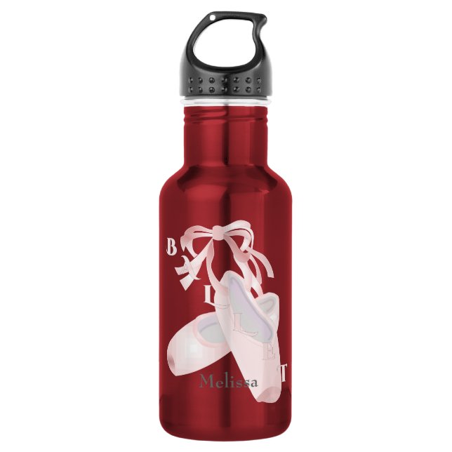 Kinderballett personalisiert trinkflasche (Vorderseite)