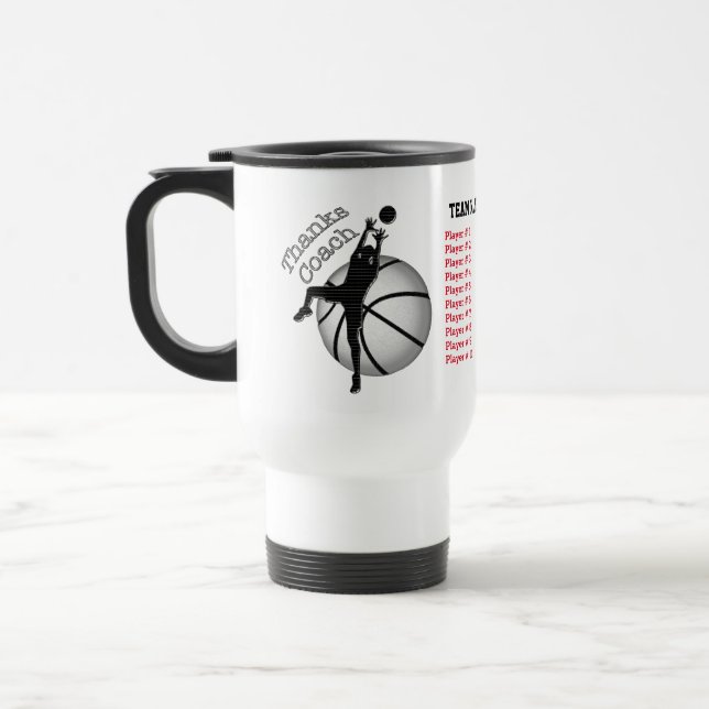 KinderBasketball-Trainers-Geschenke, Spieler, Reisebecher (Links)
