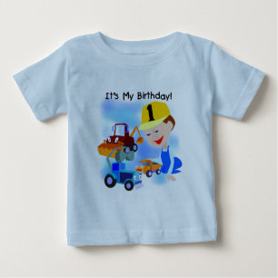 Kinderbau-1. Geburtstags-T - Shirts und Geschenke