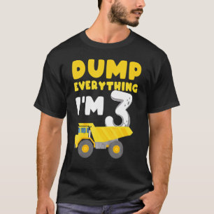Kinderbauwagen, 3. Geburtstag, Jungwagen T-Shirt