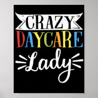 Kinderbetreuer Crazy Daycare Lady