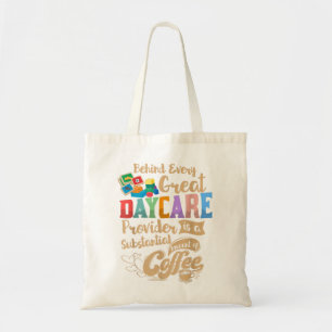 Kinderbetreuer Daycare Teacher Coffee Lover Dr. Tragetasche