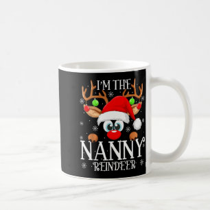 Kinderbetreuer-Rentier-Weihnachts-Familien-Matchin Kaffeetasse