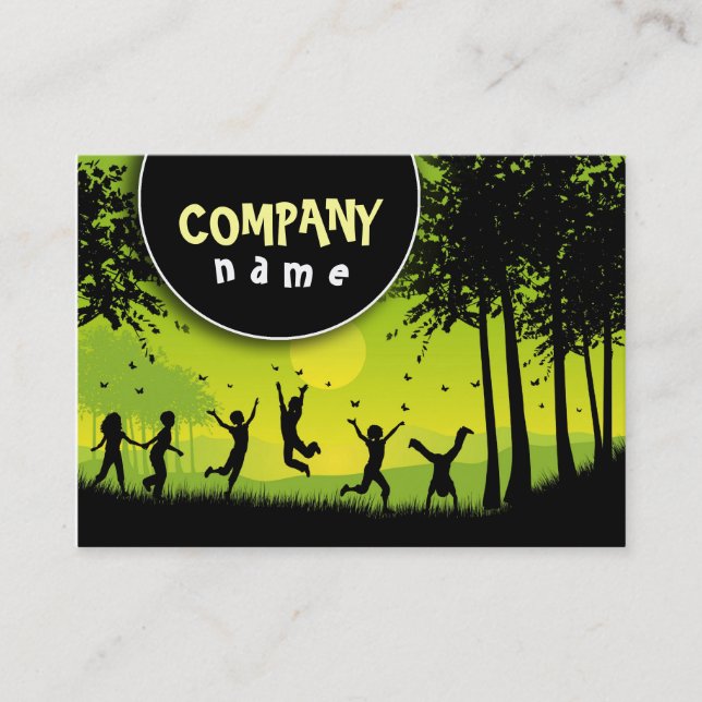 Kinderbetreuung/babysitting Visitenkarte (Vorderseite)