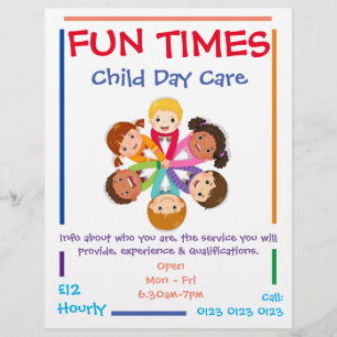 Kinderbetreuung Flyer anpassen
