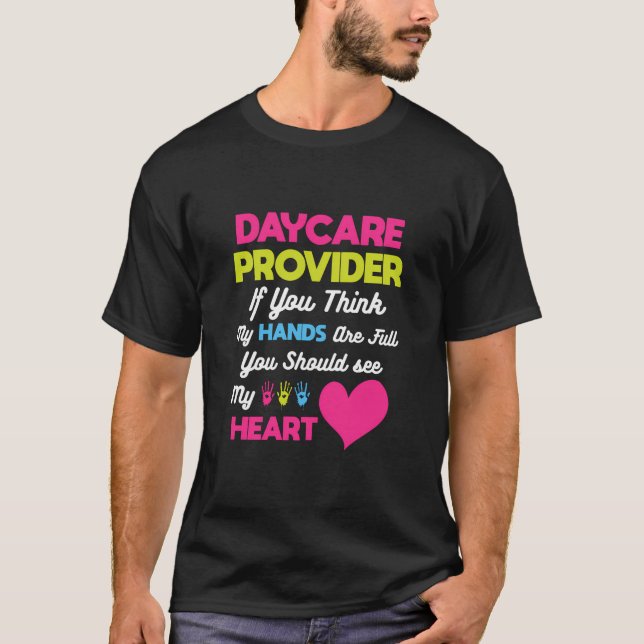 Kinderbetreuungsanbieter T-Shirt (Vorderseite)