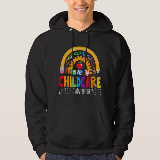 Kinderbetreuungsleiter Kindergartenanbieter Daycar Hoodie (Vorderseite)