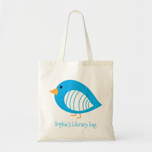 Kinderbibliothek Tote Tag Tragetasche (Vorne)