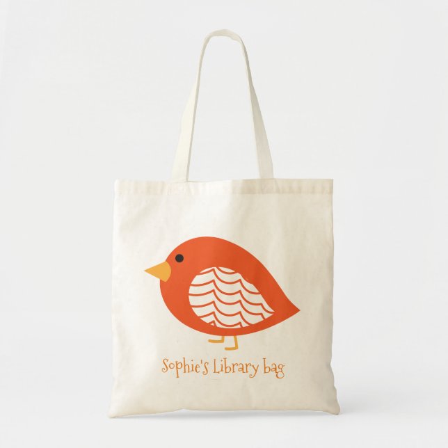 Kinderbibliothek Tote Tag Tragetasche (Vorne)