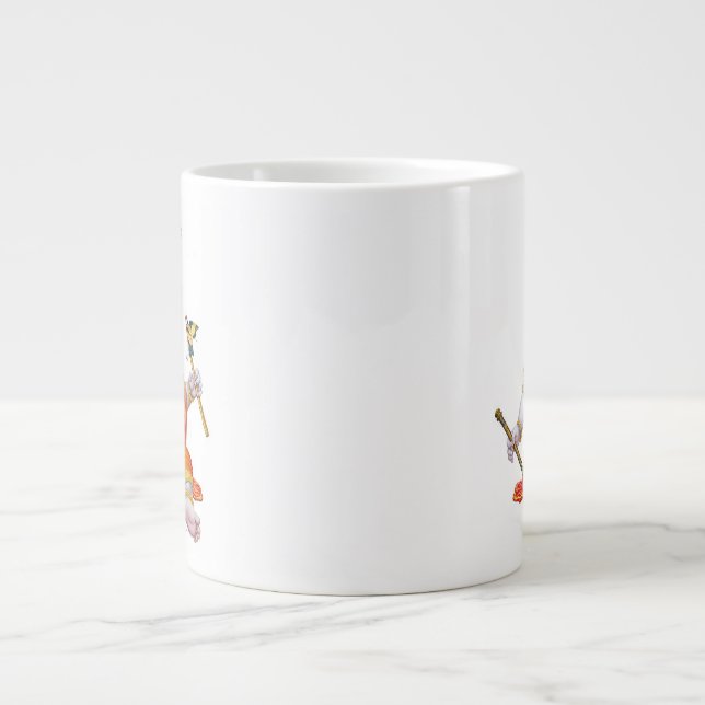 Kinderbild von Krishna Jumbo-Tasse (Vorderseite)